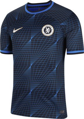 Raheem Sterling Chelsea 2023/24 Stadium Away Men's Dri-FIT Soccer Jersey in Blue