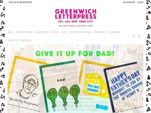 Greenwich Letterpress Promo Codes & Coupons