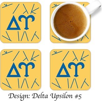 Delta Upsilon Beverage Coasters Square | Set Of 4