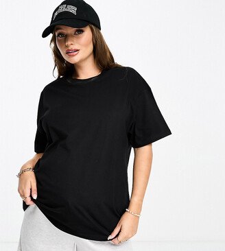 ASOS DESIGN Maternity ultimate oversized t-shirt in black