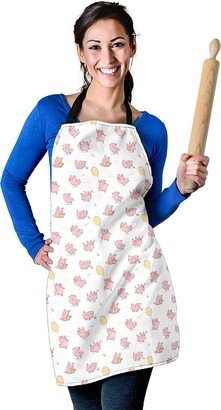 Pig Pattern Apron - Printed Print Custom With Name/Monogram Perfect Gift For Lover