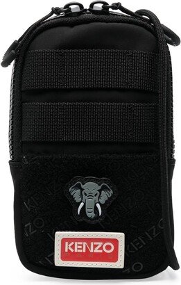 Elephant-embroidery phone case lanyard