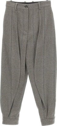 Aniston High-Waist Tapered Trousers