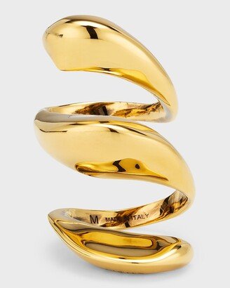 Gold-Tone Twisted Ring