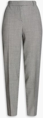 Houndstooth tweed tapered pants