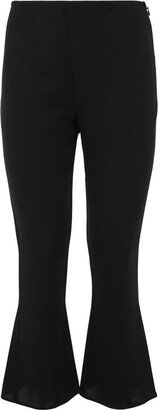 Flared-Leg Cropped Trousers-AA