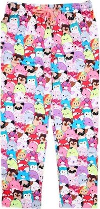 Squishmallows Collection Multi-Colored AOP Women's Sleep Pajama Pants-Medium