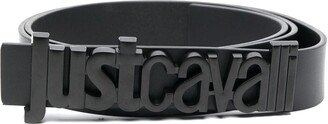 Logo-Print Buckle Belt