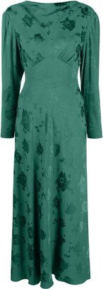 Ginger jacquard midi dress