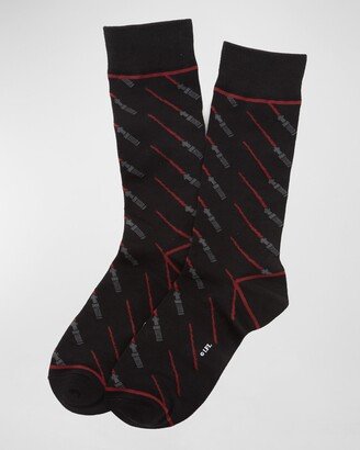 Men's Star Wars Red Lightsaber Socks