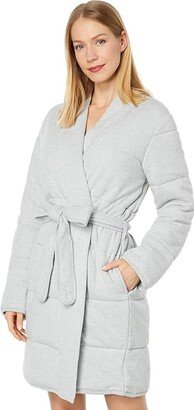 Quilted Dreams Robe (Heather Grey) Women's Pajama