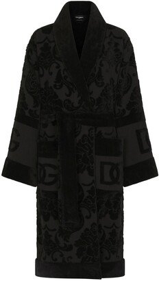 Jacquard bathrobe