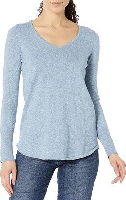 Vital V-Neck Sweater (Cloud Mix) Women's Clothing