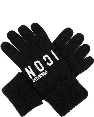 Logo Embroidered Gloves-AG