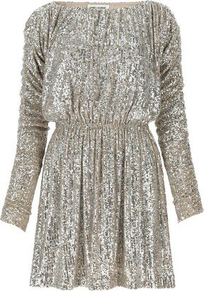 Sequin Embellished Mini Dress