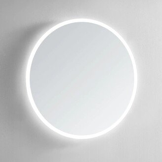 Modern Mirrors Modern Mirror Luna Round Lighted Bathroom Vanity Mirror