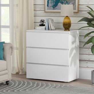 FUFU&GAGA 3-Drawer Dresser Can Be Used As Nightstand