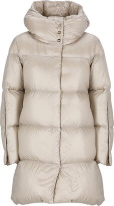 Quilted Down Jacket-AA