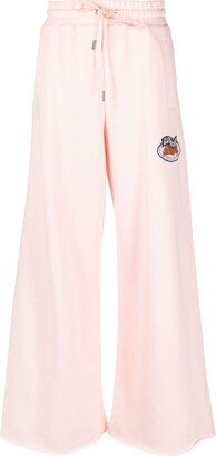 Brioches cotton-jersey track pants