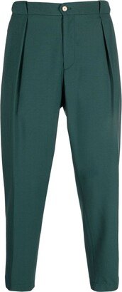 Pleat-Detail Chino Trousers-AE