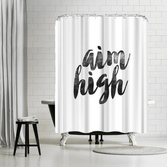 71 x 74 Shower Curtain, Aim High by Motivated Type