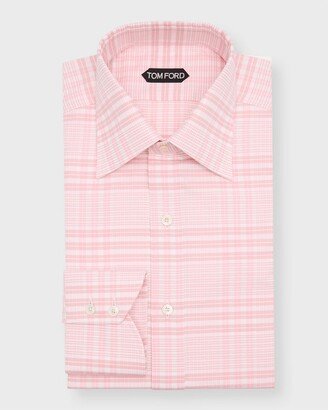 Men's Slim Fit Maxi-Check Dress Shirt