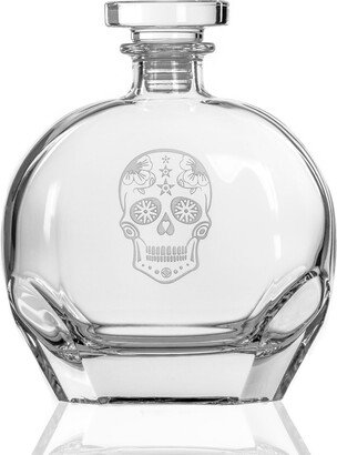 Sugar Skull Decanter 23Oz