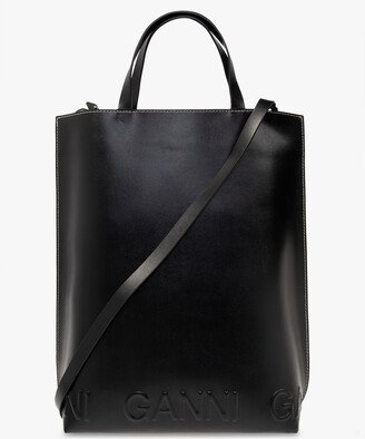 ‘Banner Medium’ Shopper Bag - Black