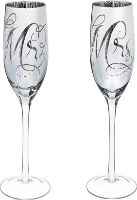 Beautiful Wedding Champagne Flute Gift Set - 3 x 3 x 10 Inches