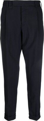 PT Torino Virgin Wool-Blend Cropped Trousers