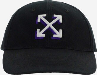 Baseball Hat With Arrow Embroidery