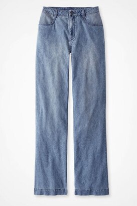 Women's Lightweight Denim Trouser - Cloud Wash - 4