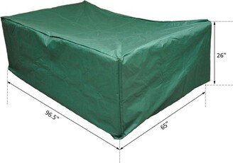 97 x 65 x 26 Weatherproof Outdoor Sectional Patio Furniture Cover with Ultimate Protection & Good Look Green