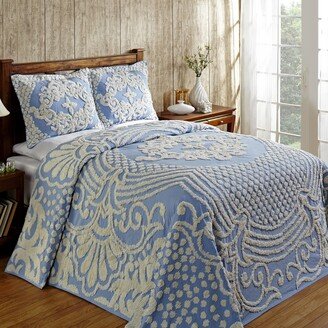 Florence Collection 100% Cotton Medallion Design Machine Washable Bedspread Set