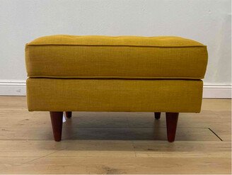 Monroe Ottoman 23x30 in MUSTARD