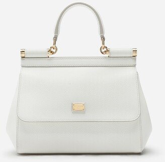 Small dauphine leather Sicily bag-AA