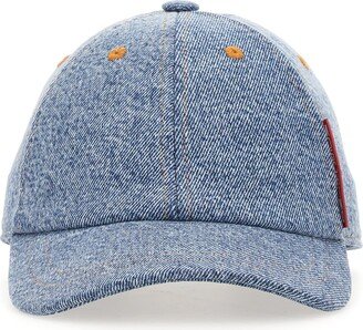 M05CH1N0 Jeans Denim Baseball Hat