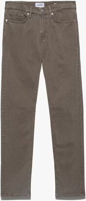 L'Homme Slim Brushed Twill Jeans-AB