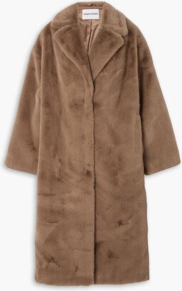 Maria oversized faux fur coat