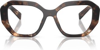 Prada Eyewear Pr A07v Havana Caramel Glasses