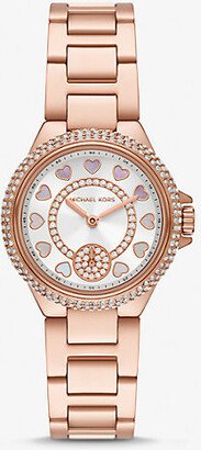 Mini Camille Pavé Rose Gold-Tone Watch-AA