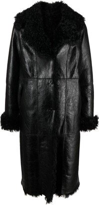 Nuke reversible leather coat