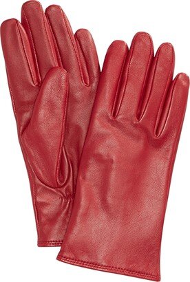 Cashmere Lined Leather Tech Gloves, Created for Macy's