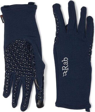 Power Stretch Contact Grip Gloves (Deep Ink) Ski Gloves