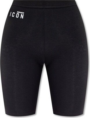 Icon Printed Cropped Leggings