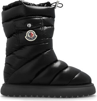 Logo Motif Patch Puffer Boots-AA