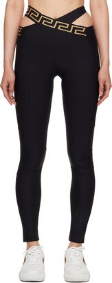 Black Greca Leggings-AA