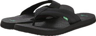 Beer Cozy 2 (Black) Men's Sandals