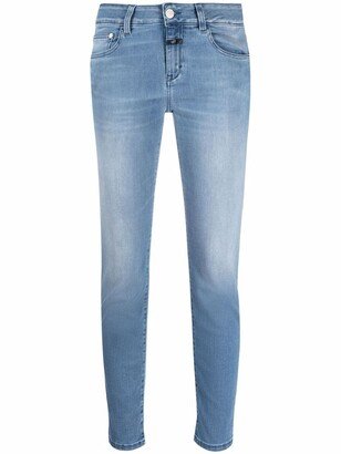 Light-Wash Skinny Jeans-AB