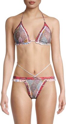 Aurum Triangle Bikini Top